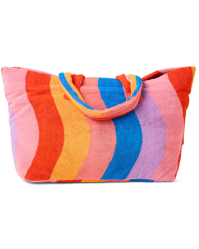 Surfs Up Terry Oversized Beach Bag