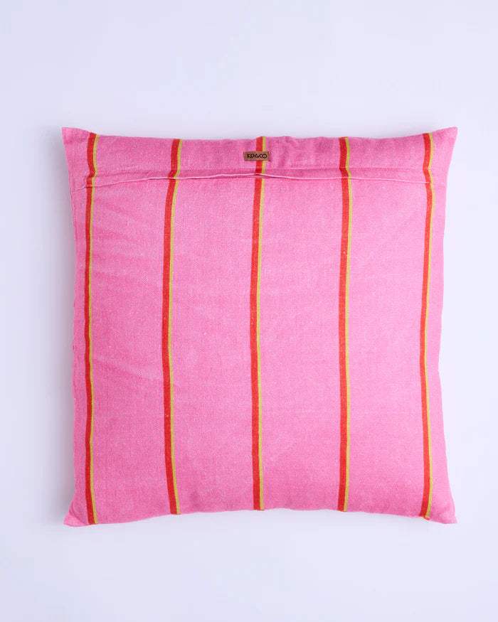 Wategos Soiree Stripe Upholstery Square Lounge Cushion