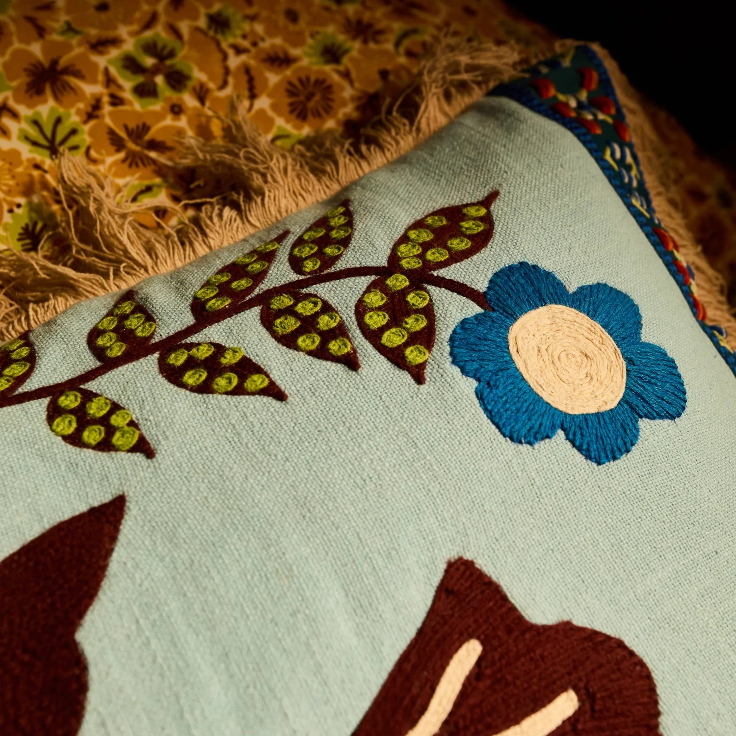 Arlo Embroidered Cushion