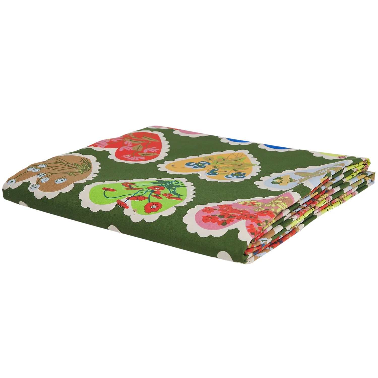 Loretta Cotton Sheets - Hunter Green Fitted Sheet King Single