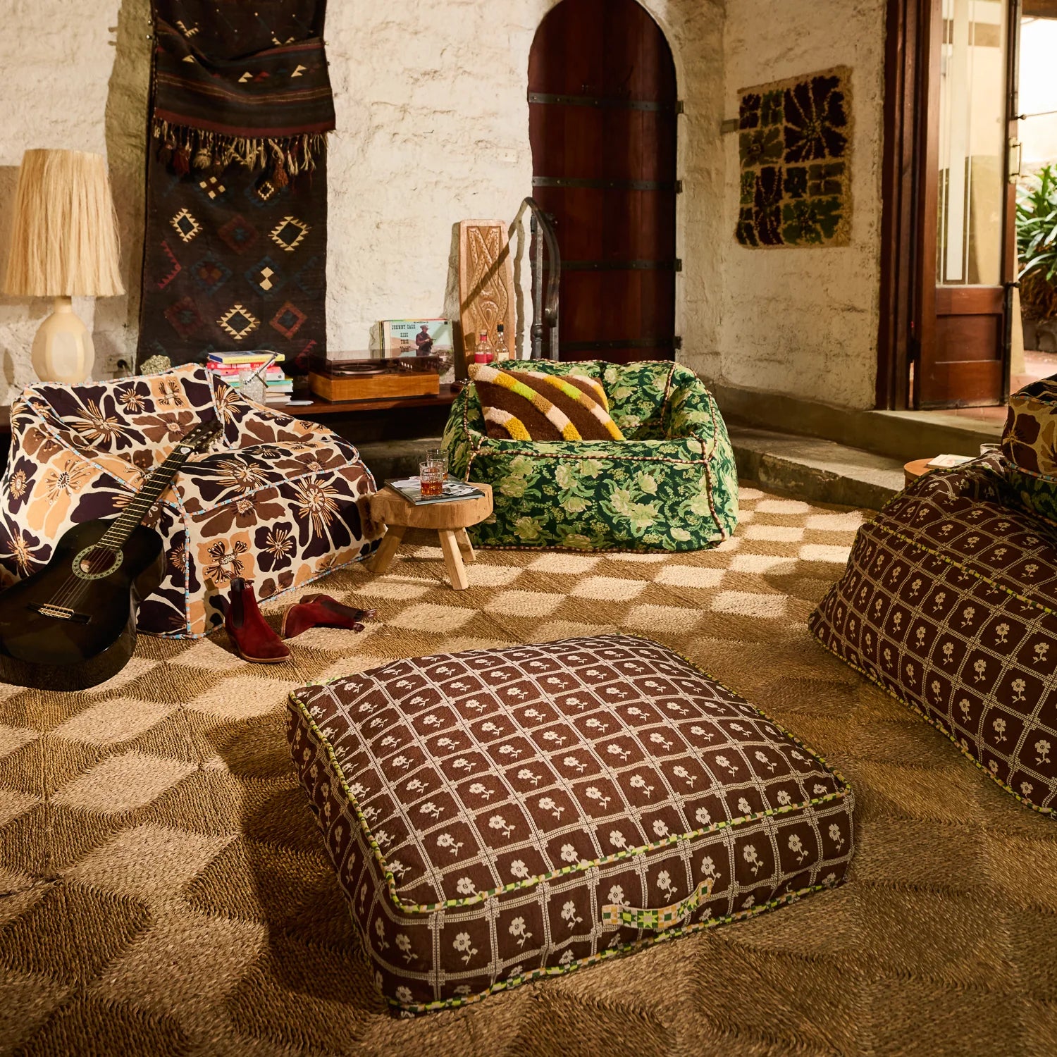 Bonny Jacquard Floor Cushion