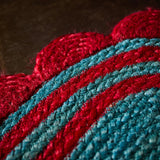Mavis Jute Mat - Turquoise
