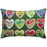 Loretta Cotton Pillowcase Set - Hunter Green Standard