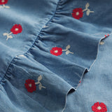 Anneliese Ruffle Pillowcase - Poppy