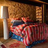 Anneliese Ruffle Pillowcase - Poppy