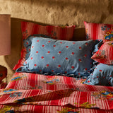 Anneliese Ruffle Pillowcase - Poppy