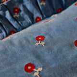 Anneliese Ruffle Pillowcase - Poppy