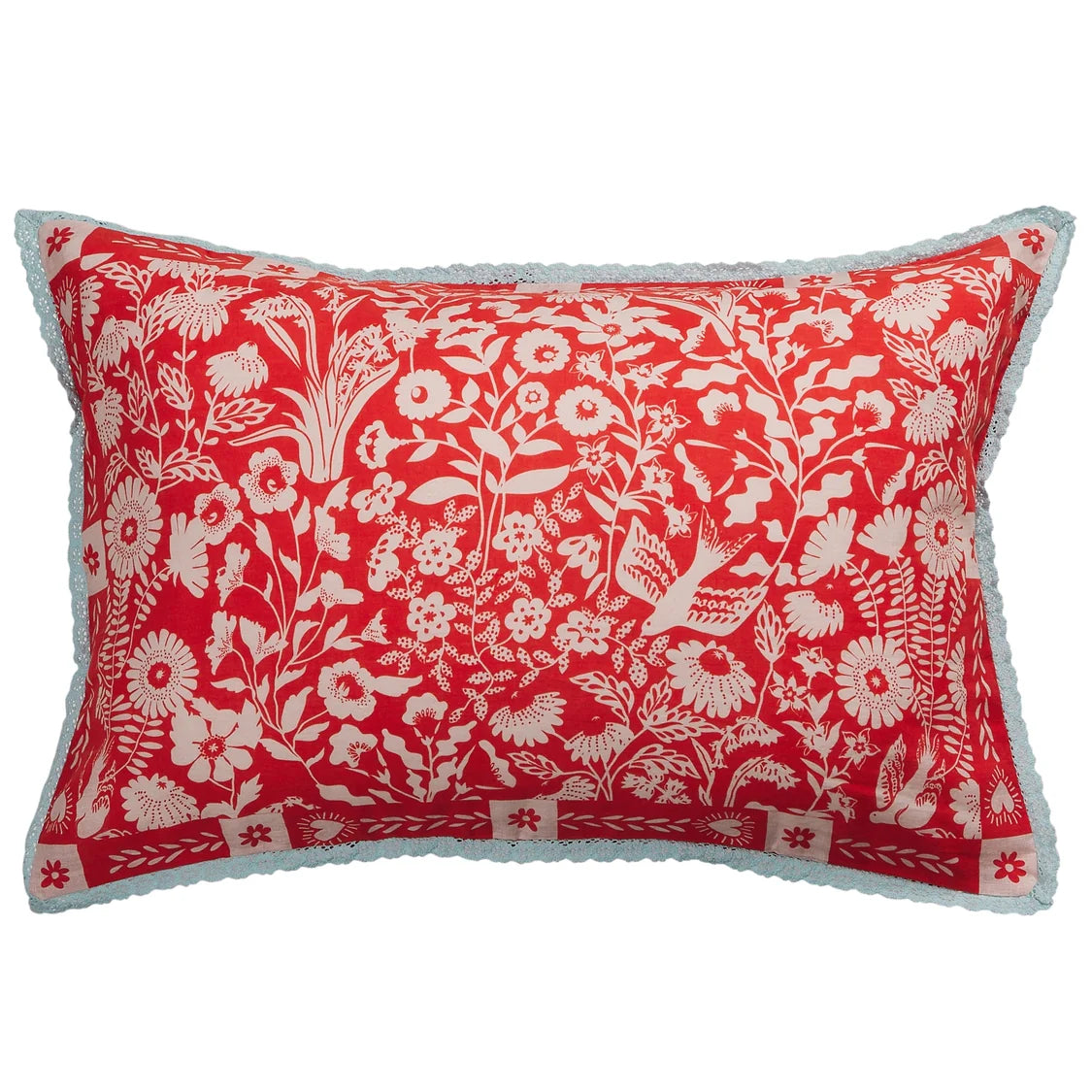 Indiana Linen Pillowcase Set - Poppy