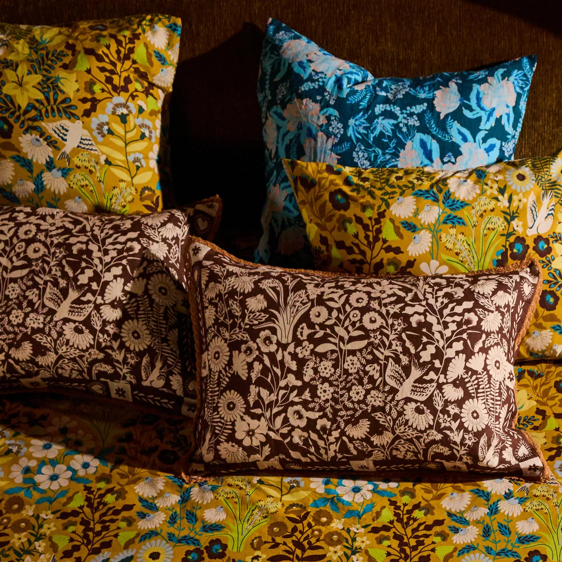 Indiana Linen Pillowcase Set - Umber