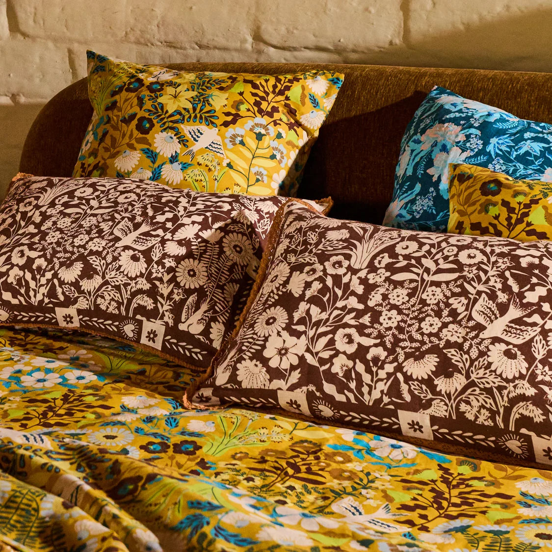Indiana Linen Pillowcase Set - Umber