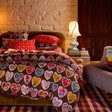 Loretta Cotton Quilt Cover - Umber