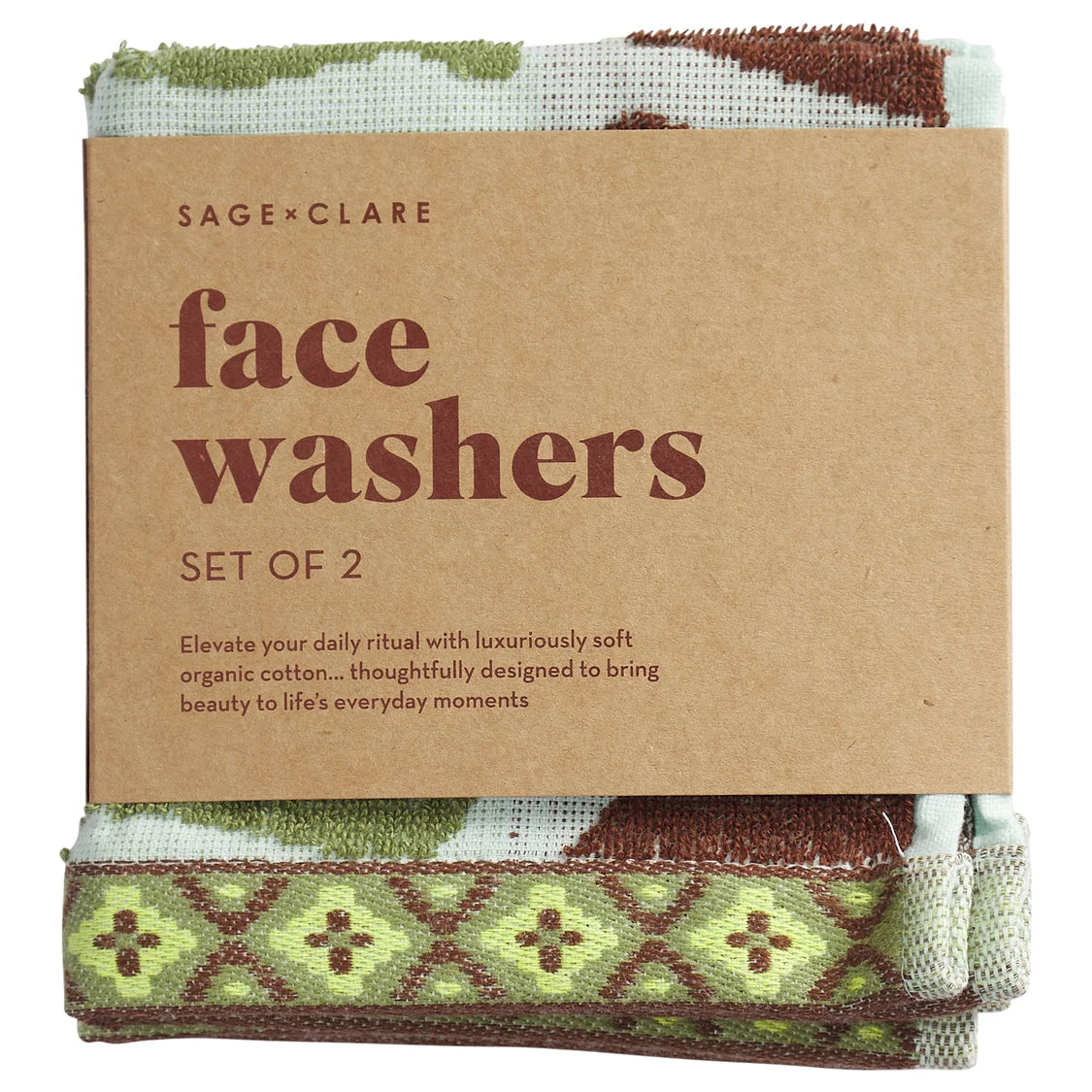 Jolene Face Washer Set - Fluorite