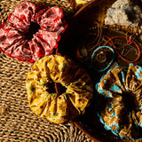 Magnolia Cotton Scrunchie Set