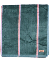 Wakame Crush Stripe Bamboo Terry Bath Towel