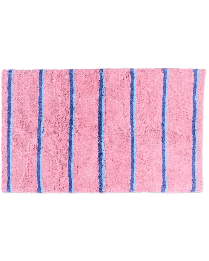 Blushing Stripe Bath Mat