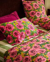 Golden Peony Silk Pillowcase