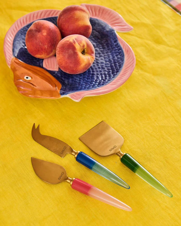 Bejewelled Cheese Knife Set – 3 Piece