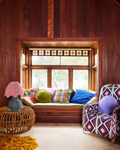 Load image into Gallery viewer, Pear Velvet Pea Cushion
