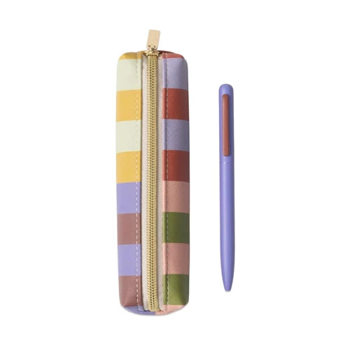Pen & Pouch Set - Bold Stripe