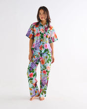 Load image into Gallery viewer, Spring In The Air Adult Organic Cotton Short Sleeve Shirt &amp; Pant Pyjama Set
