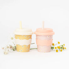 Load image into Gallery viewer, Pink Daisy Babychino Cup 4oz
