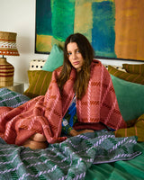 Creme Brulee Check Blanket