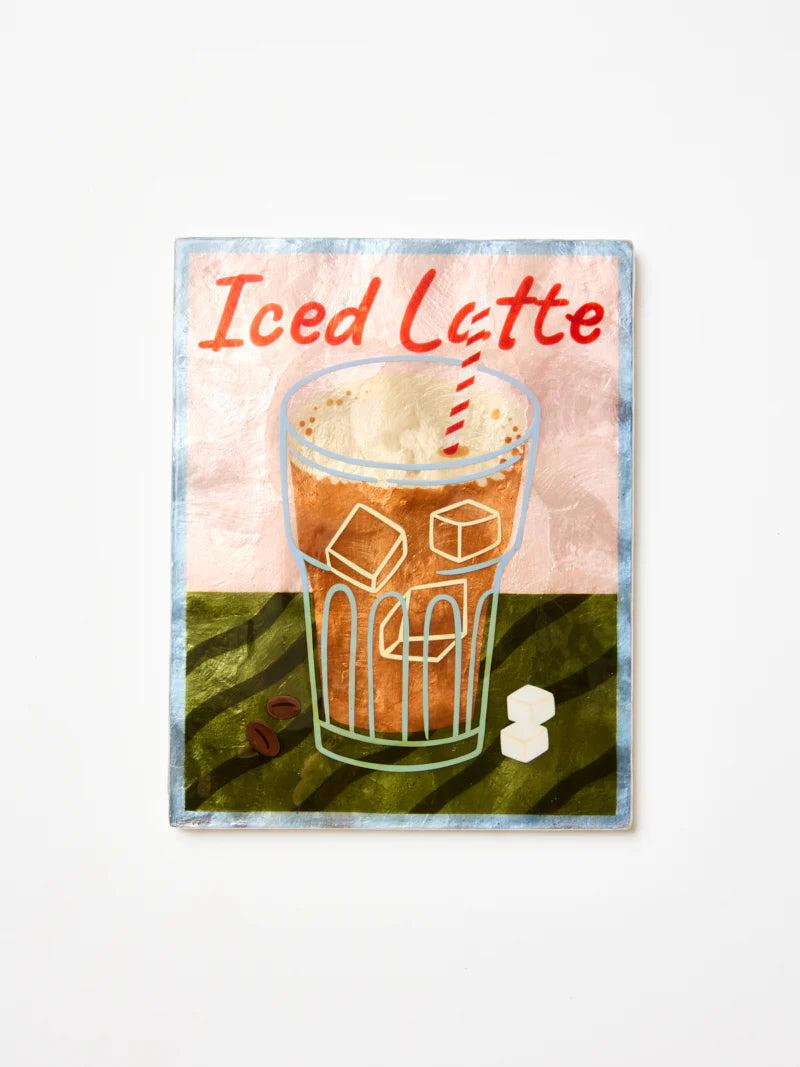 Barista Iced Latte Wall Tile