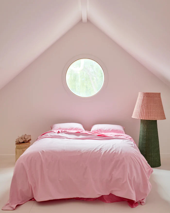 Glow In Poodle Bamboo Cotton Flat Sheet