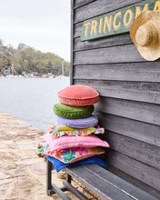 Load image into Gallery viewer, Peach Pie Velvet Pea Cushion
