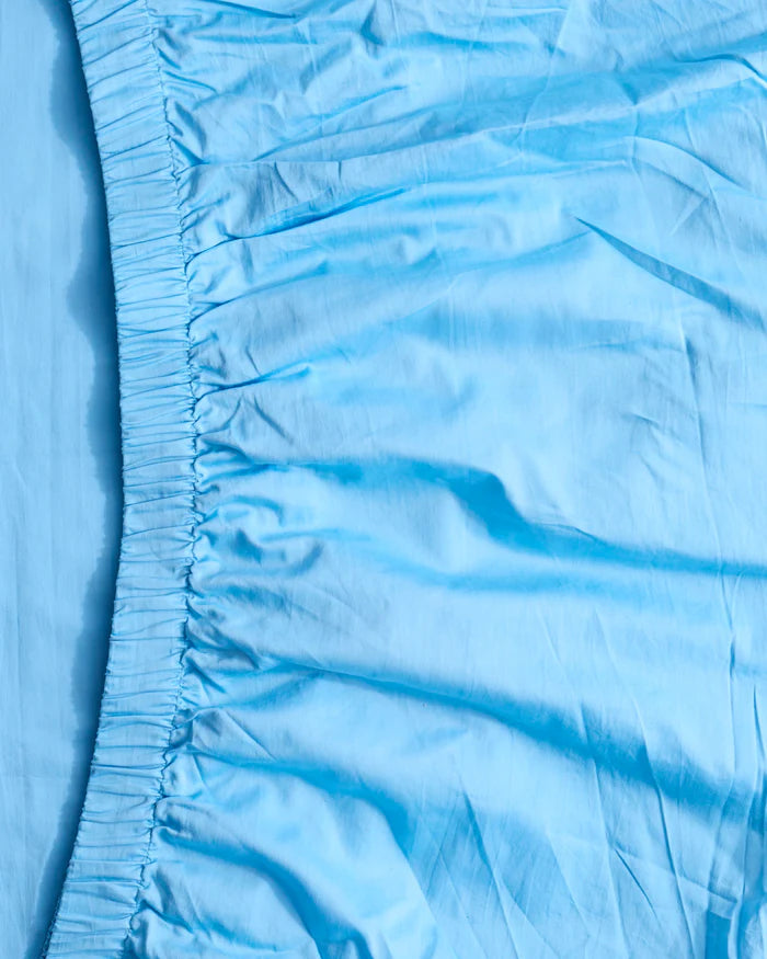 Glow In Sky Bamboo Cotton Fitted Sheet