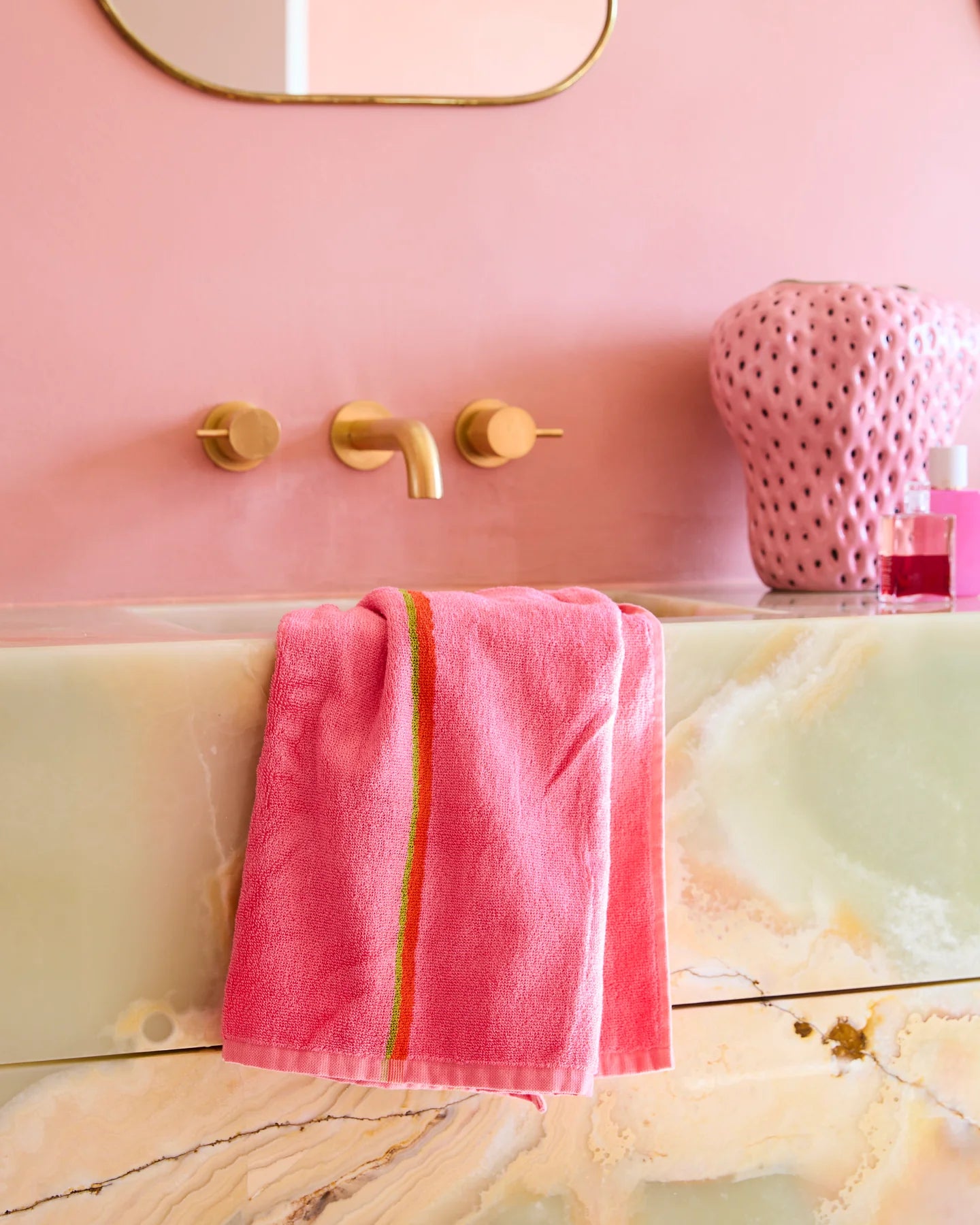 Watego Stripe Bamboo Hand Towel