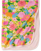 Follow The Sun Yellow Organic Cotton Snuggle Blanket