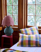 Load image into Gallery viewer, Florida Tartan Linen Pillowcases
