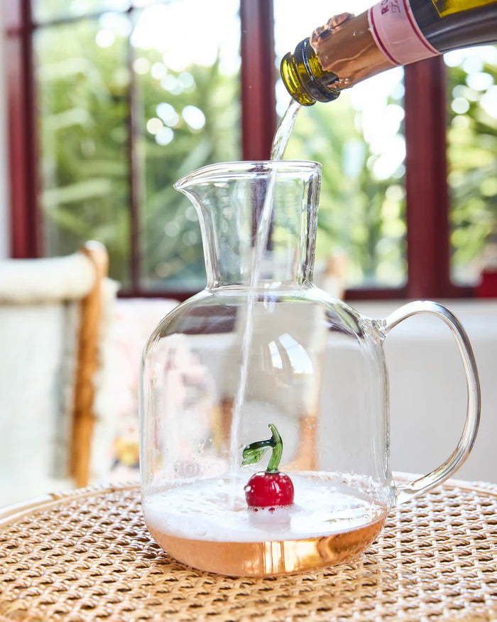 Cherry On Top Carafe & Glass