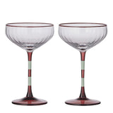 Lena Set of 2 Glass Coupe