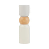 Pisces Wood Salt & Pepper Grinder - Taupe