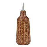 Studio Ceramic Oil Bottle Cocoa
