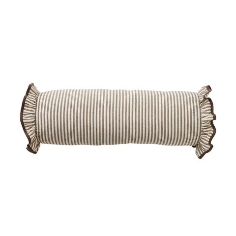 Faye Cushion 18x50cm - Ivory/Cocoa