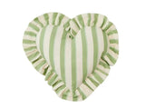 Bonny Heart Cushion - 32x40cm - Green