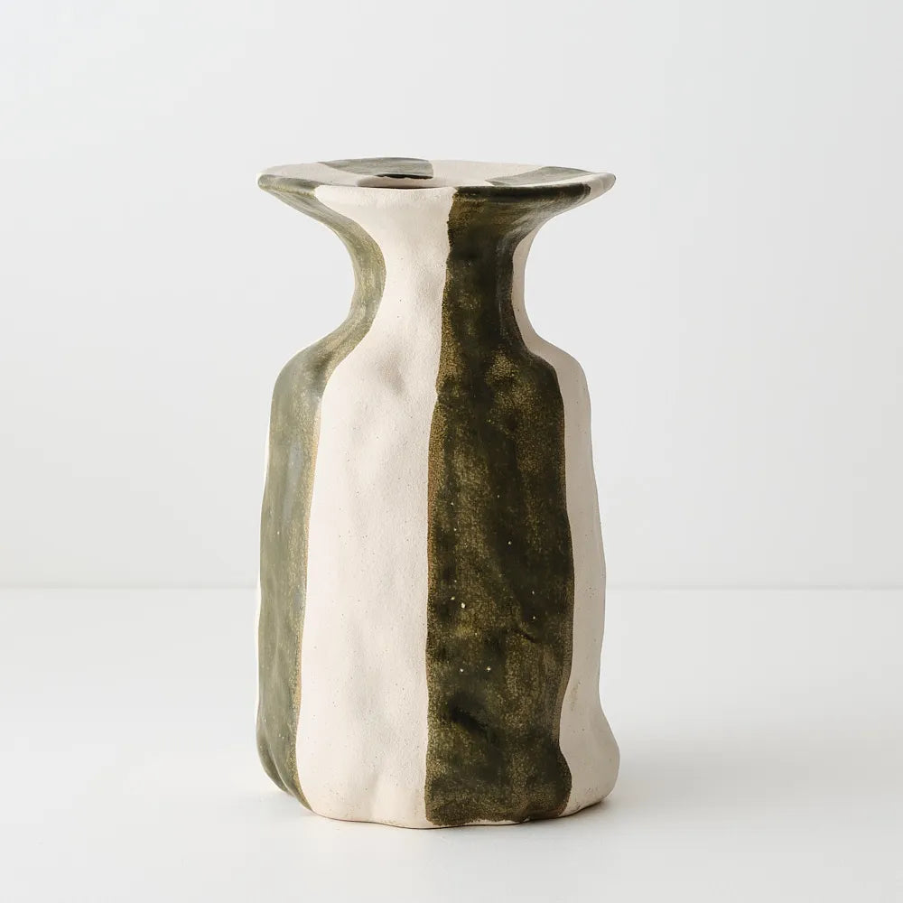 Oreio Vase Dark Olive 26cm