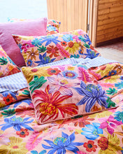 Load image into Gallery viewer, Wild Flowers In Bloom Embroidered Cushion
