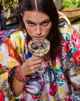 Kip&Co x Romance Was Born Flower Power Cocktail Glass 2P Set