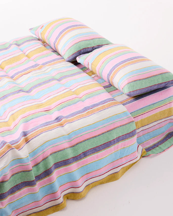 Tangier Days Linen Pillowcases - 2P Standard Set