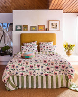 Pretty Pansy Organic Cotton Quilt Cover King
