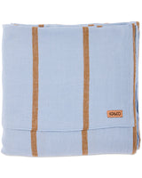 Como Stripe Linen Flat Sheet