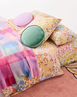 Pistachio Velvet Pea Cushion
