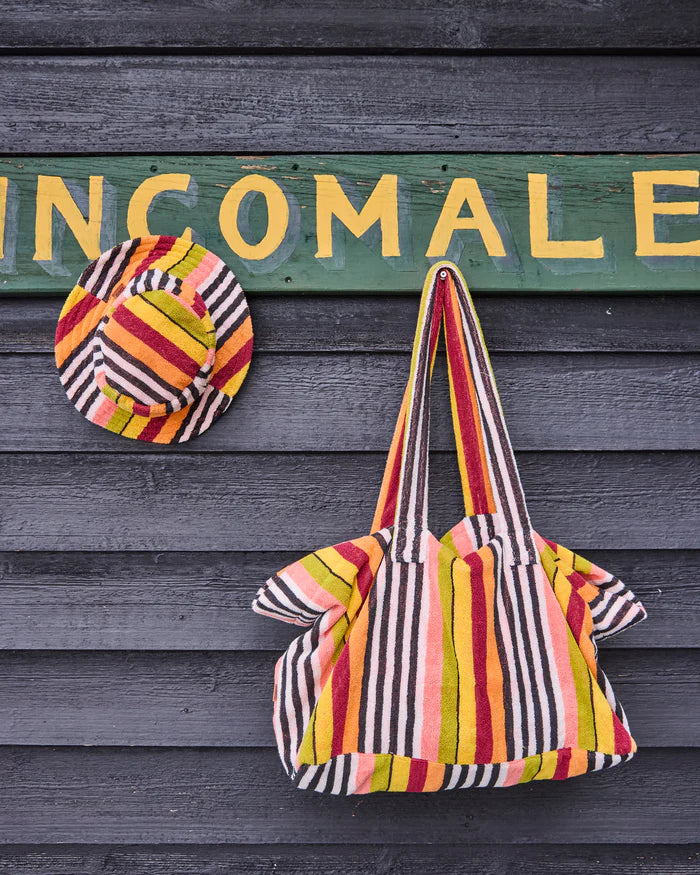 Casablanca Stripe Terry Oversized Beach Bag