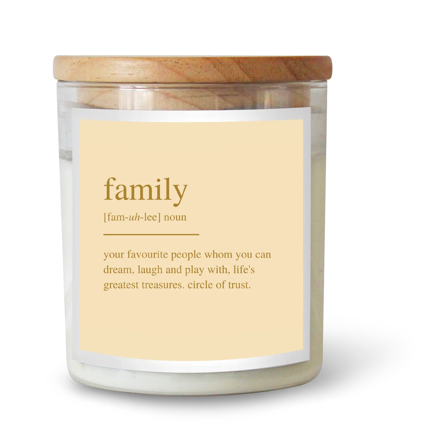 Limited Edition Dictionary Family Candle