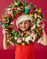 Felted Wool Christmas Wreath