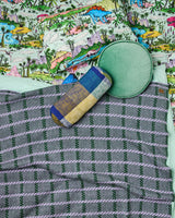 The Alpine Violet Check Blanket